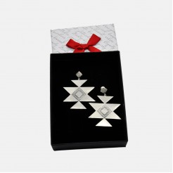 Silver earrings Kanatitsa