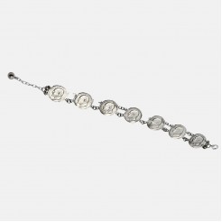 Silver bracelet with small coins (20 stotinki)
