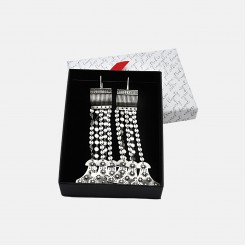 Silver earrings of Troy