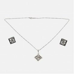 Silver cookie set