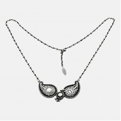 Silver Buckle Necklace