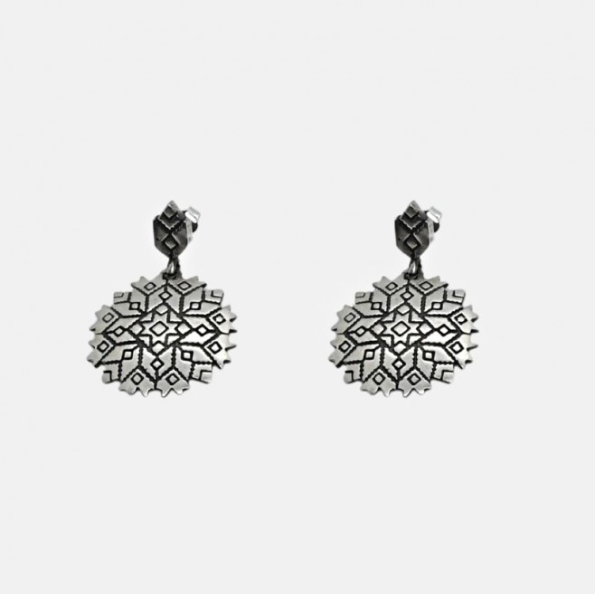 Silver earrings Catanica