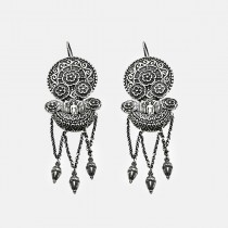 Thracian silver earrings with angel