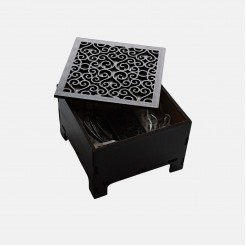Wooden Gift box with ornaments