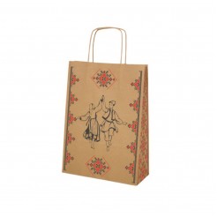 Natural Craft Gift Bag Embroidery
