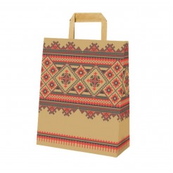 Natural Craft Gift Bag Embroidery