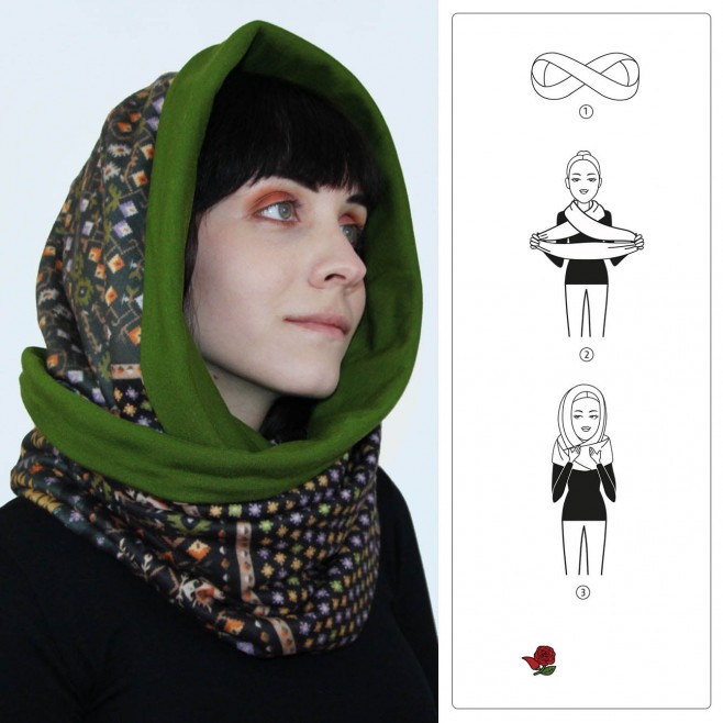 Lady's scarf Asen Infinity