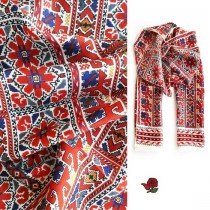 Silk Scarf with Embroidery Donka 160*45