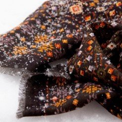 Assen Scarf with Bulgarian Motives - thin wool
