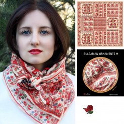 Lady's scarf Zhivka, 85x85