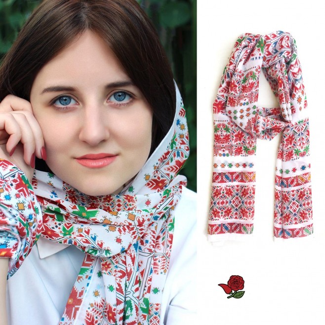 Lady's scarf Sofia, chiffon 150/50