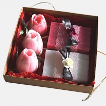 Сапунени цветя Комплект Лалета - подарък за 8 март