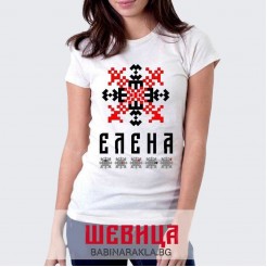 Ladies T-shirt with embroidery ELENA