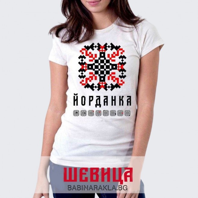 Ladies T-shirt with embroidery YORDANKA