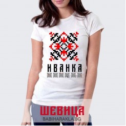 Ladies T-shirt with embroidery IVANKA