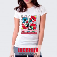 Ladies T-shirt with embroidery 003