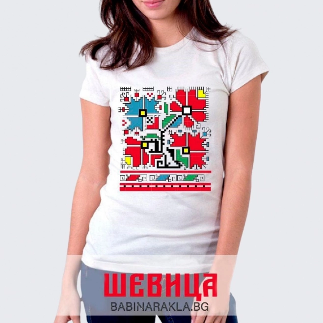 Ladies T-shirt with embroidery 003