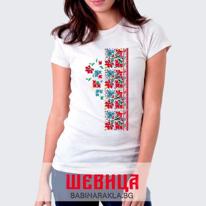 Ladies T-shirt with embroidery 004