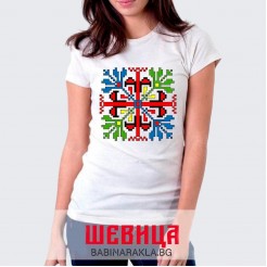 Ladies T-shirt with embroidery 006