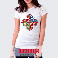 Ladies T-shirt with embroidery 012