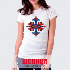 Ladies T-shirt with embroidery 014