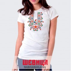 Ladies T-shirt with embroidery 022