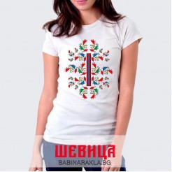 Ladies T-shirt with embroidery 023