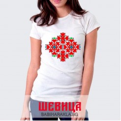 Ladies T-shirt with embroidery 030