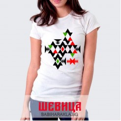 Ladies T-shirt with embroidery kanatitsa - 028
