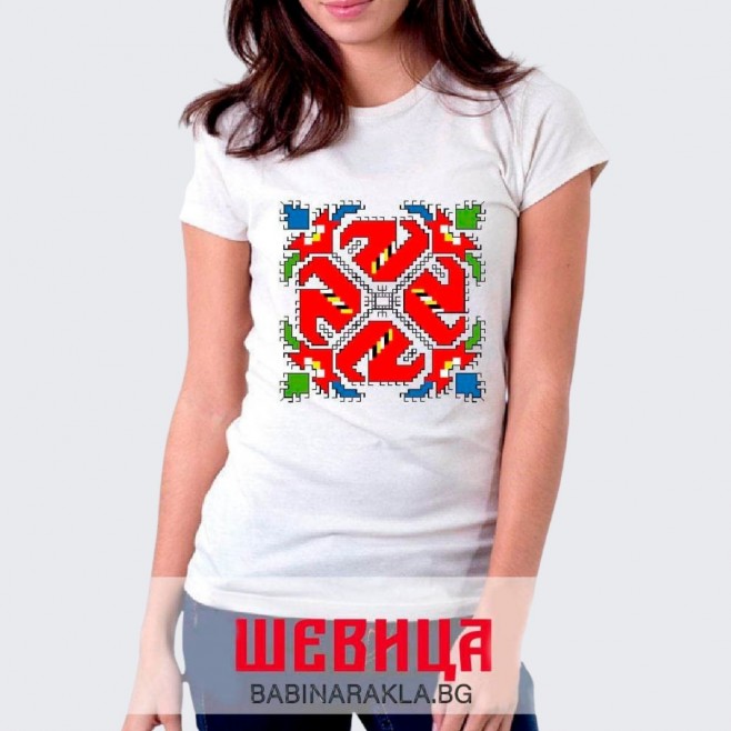 Ladies T-shirt with embroidery elbetitsa- 029