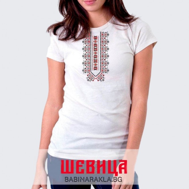 Ladies T-shirt with embroidery 009