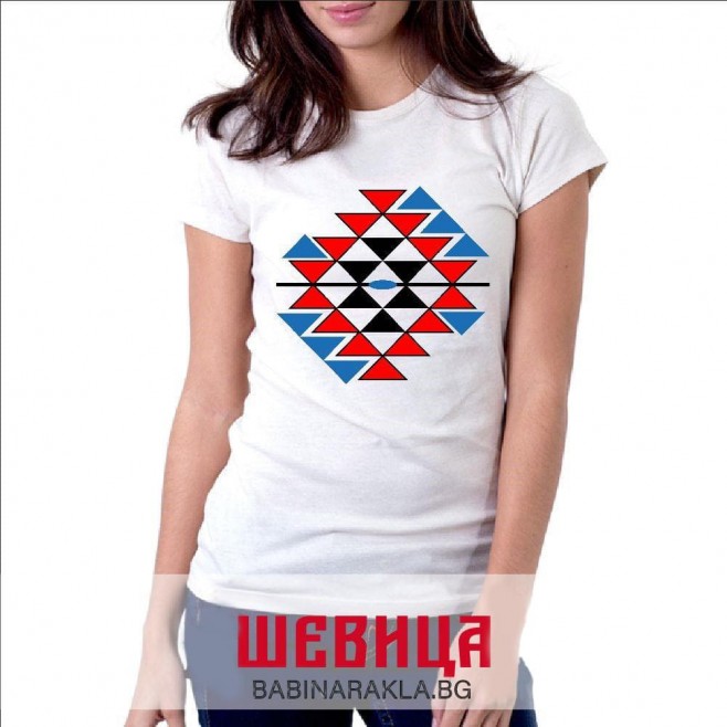 Ladies T-shirt with embroidery kanatitsa- 025