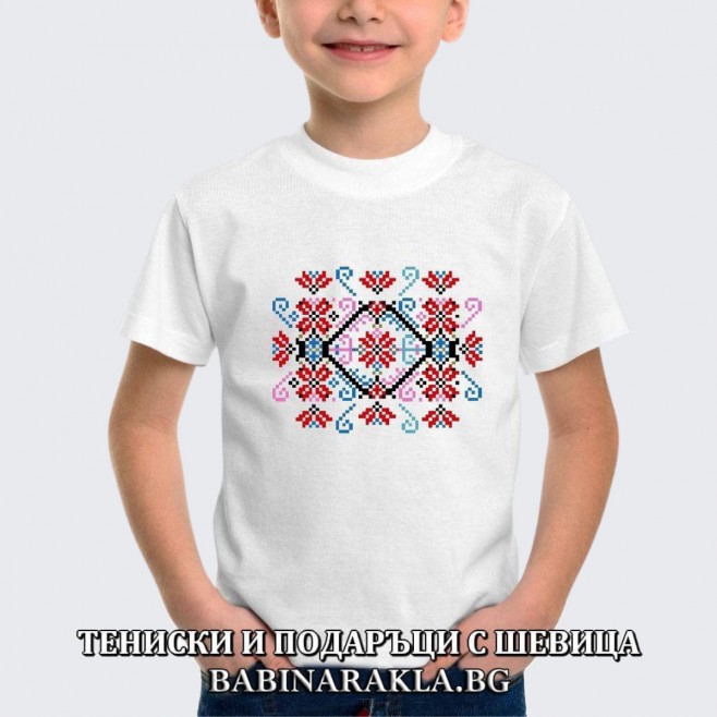 Children's T-shirt with embroidery 020