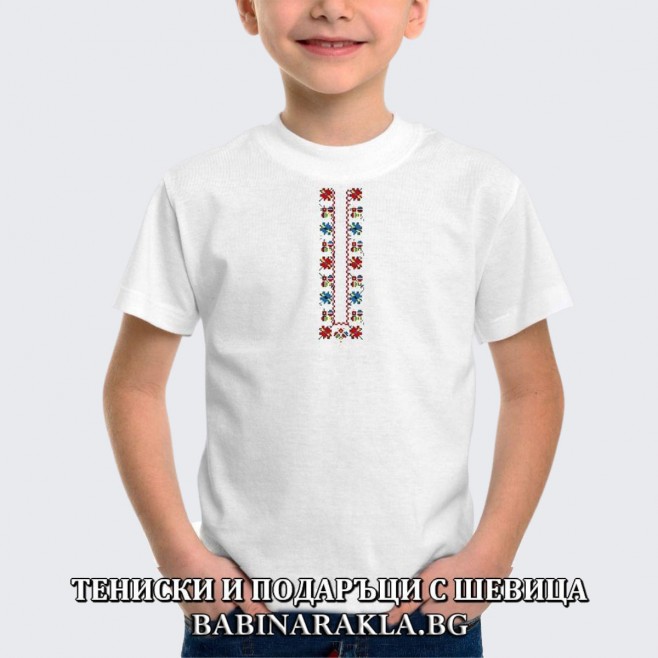 Children's T-shirt with embroidery 021