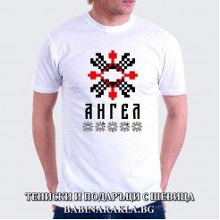 Men's T-shirt with embroidery ANGEL