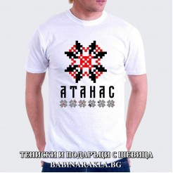 Men's T-shirt with embroidery ATANAS
