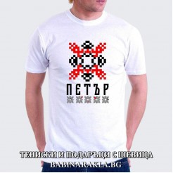Men's T-shirt with embroidery PETAR