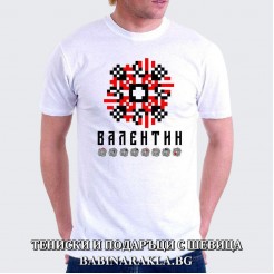 Men's T-shirt with embroidery VALENTIN