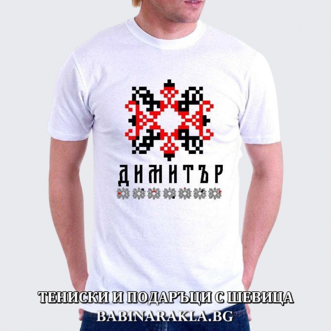 Men's T-shirt with embroidery DIMITAR