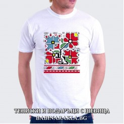 Men's T-shirt with embroidery 03 - BabinaRakla.BG