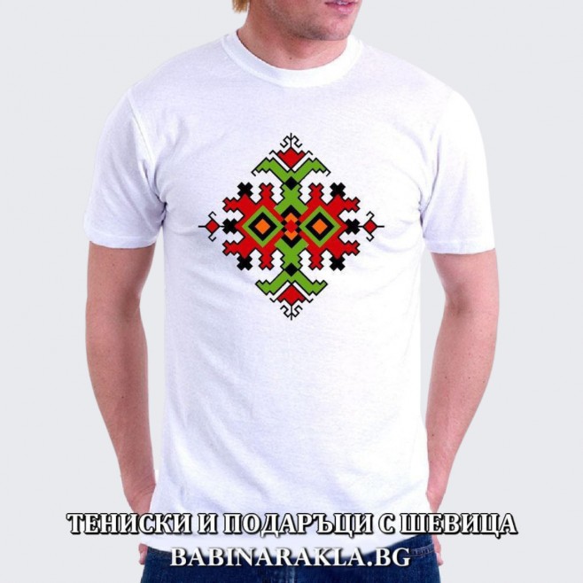 Men's T-shirt with embroidery 013