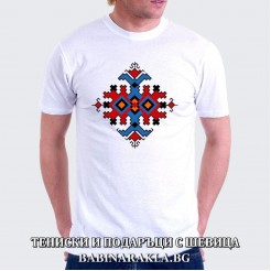 Men's T-shirt with embroidery 014