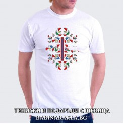 Men's T-shirt with embroidery 023