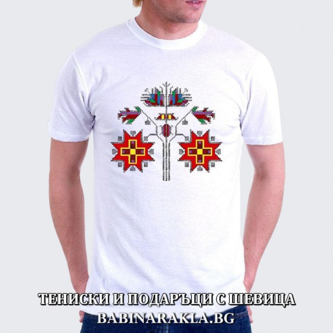 Men's T-shirt with embroidery 024