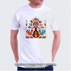 Men's T-shirt with embroidery 026