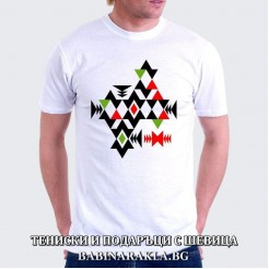 Men's T-shirt with embroidery 028