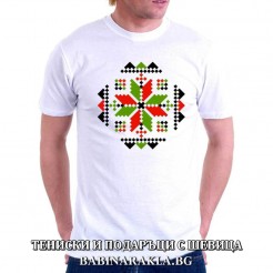 Men's T-shirt with embroidery 032