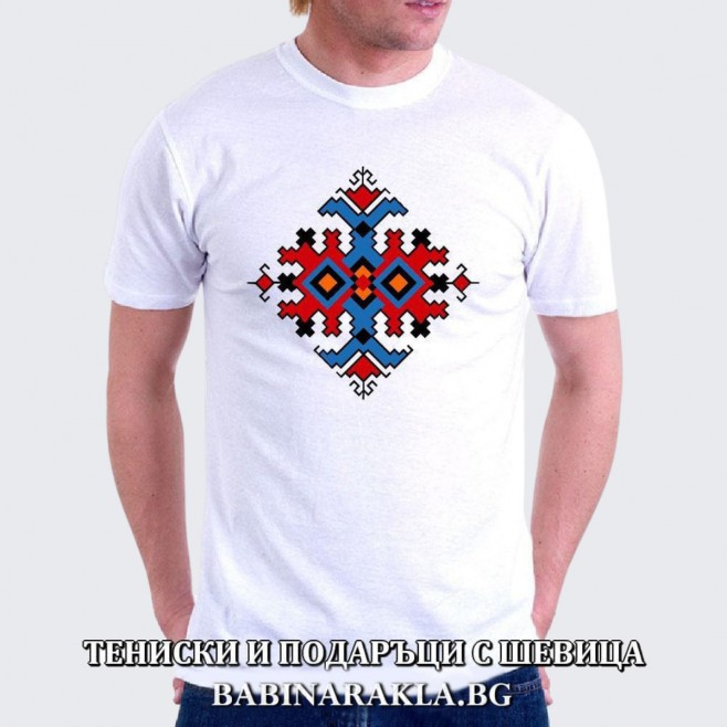 Men's T-shirt with embroidery 014