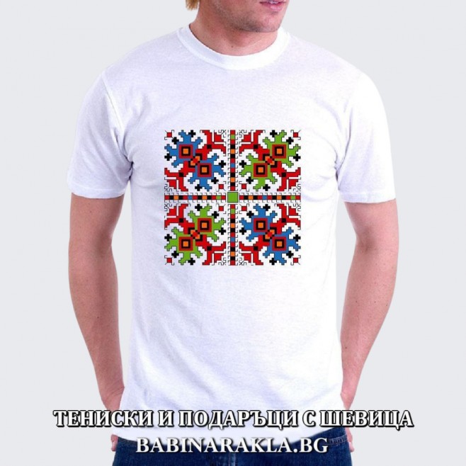 Men's T-shirt with embroidery 015