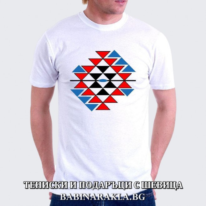 Men's T-shirt with embroidery - Kanatitsa, 025